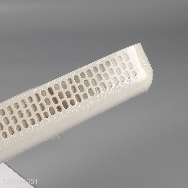 Hot items 2compartment plastic desktop organizer storage basket set