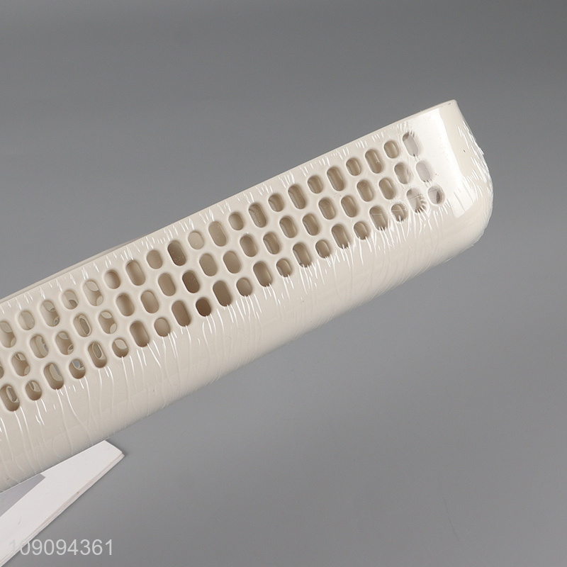 Online wholesale hollow 3compartment desktop organizer storage basket set