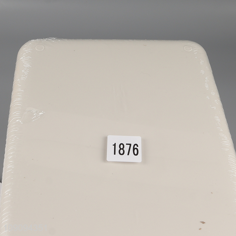 Hot items 2compartment plastic desktop organizer storage basket set