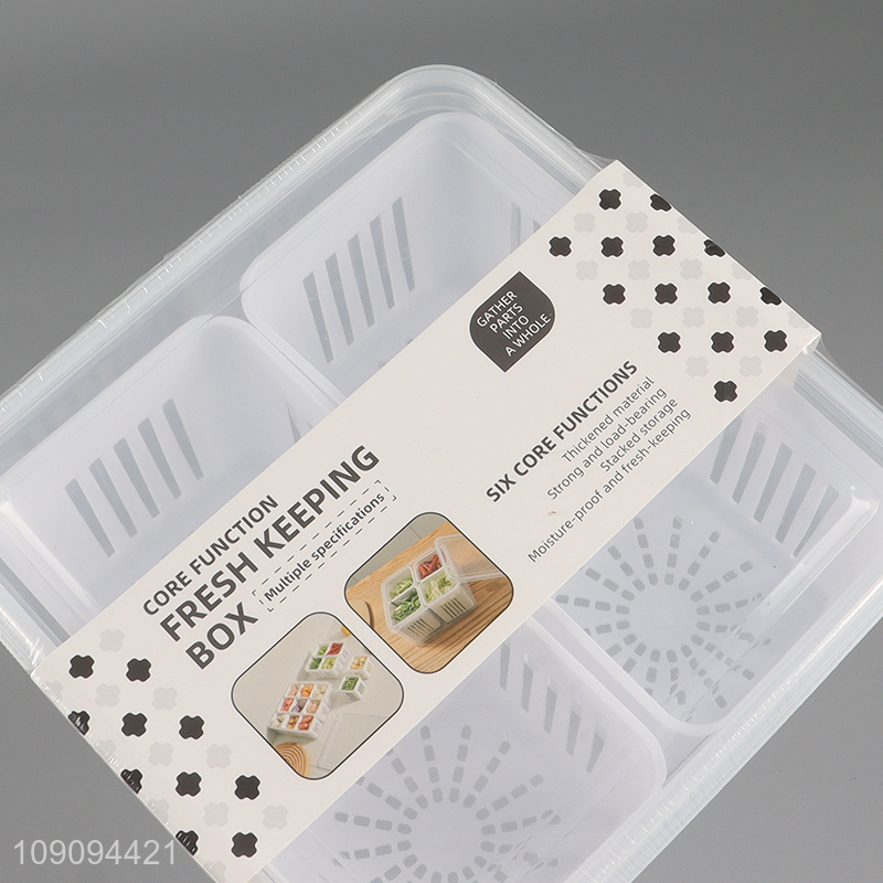 Hot products fridge organizer onion ginger preservation box