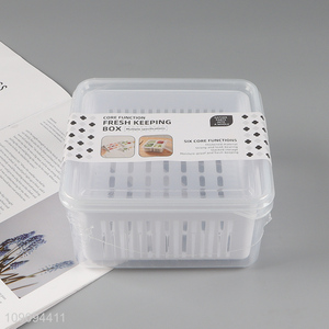 Factory wholesale divide food storage box fresh keeping box for home