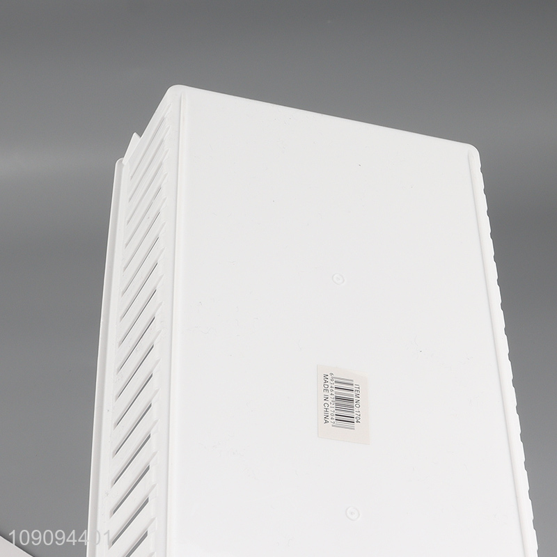 Low price home office desktop organizer storage basket with handle