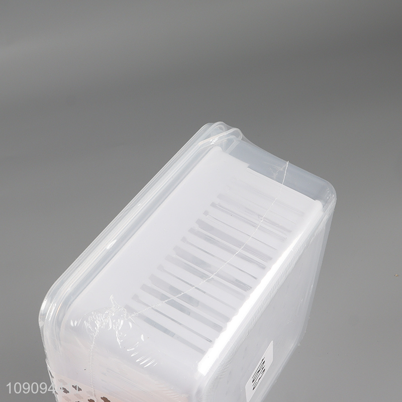 Factory wholesale divide food storage box fresh keeping box for home