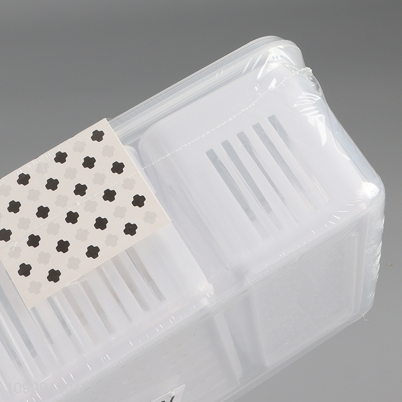 Yiwu market refrigerator organizer food preservation box storage box