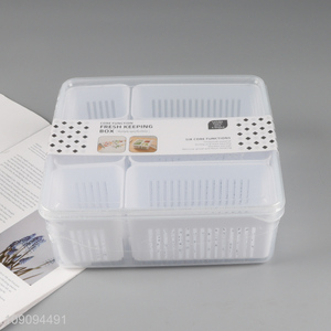 China factory household refrigerator organizer moisture-proof fresh-keeping food box