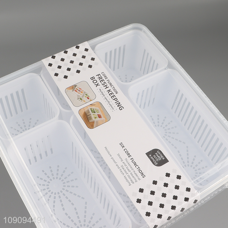 China factory household refrigerator organizer moisture-proof fresh-keeping food box