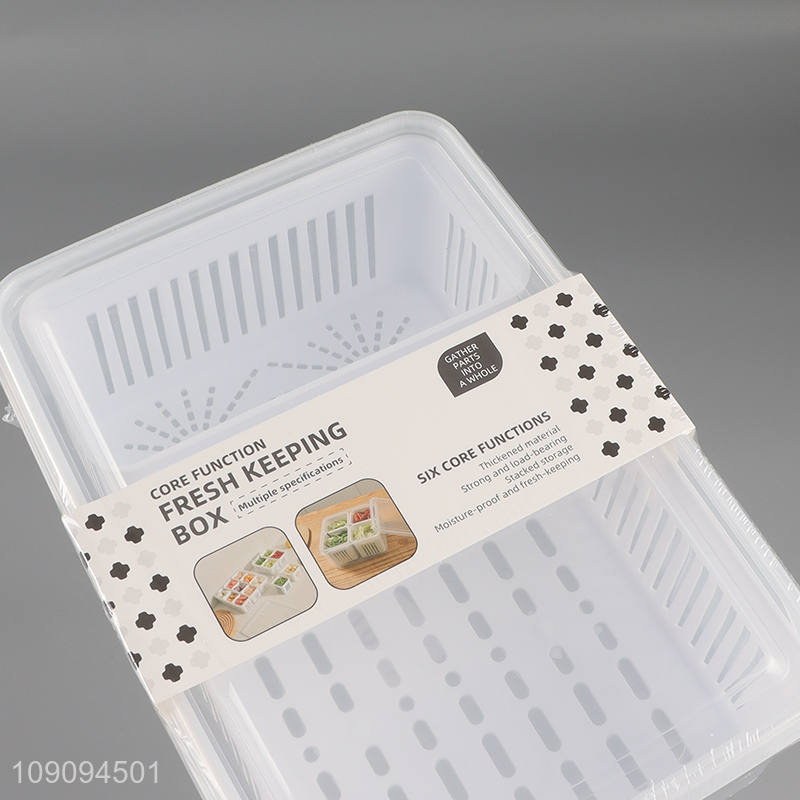 Yiwu market refrigerator organizer food preservation box storage box