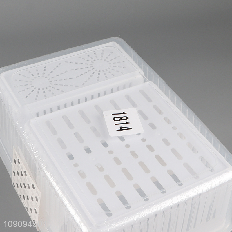 Yiwu market refrigerator organizer food preservation box storage box