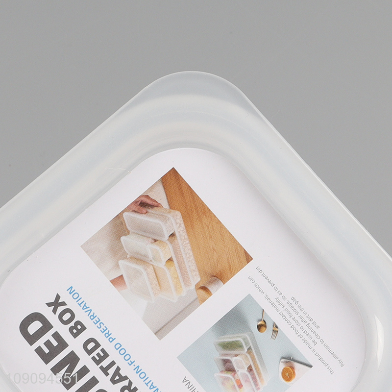 Low price food container refrigerator food preservation box with lid