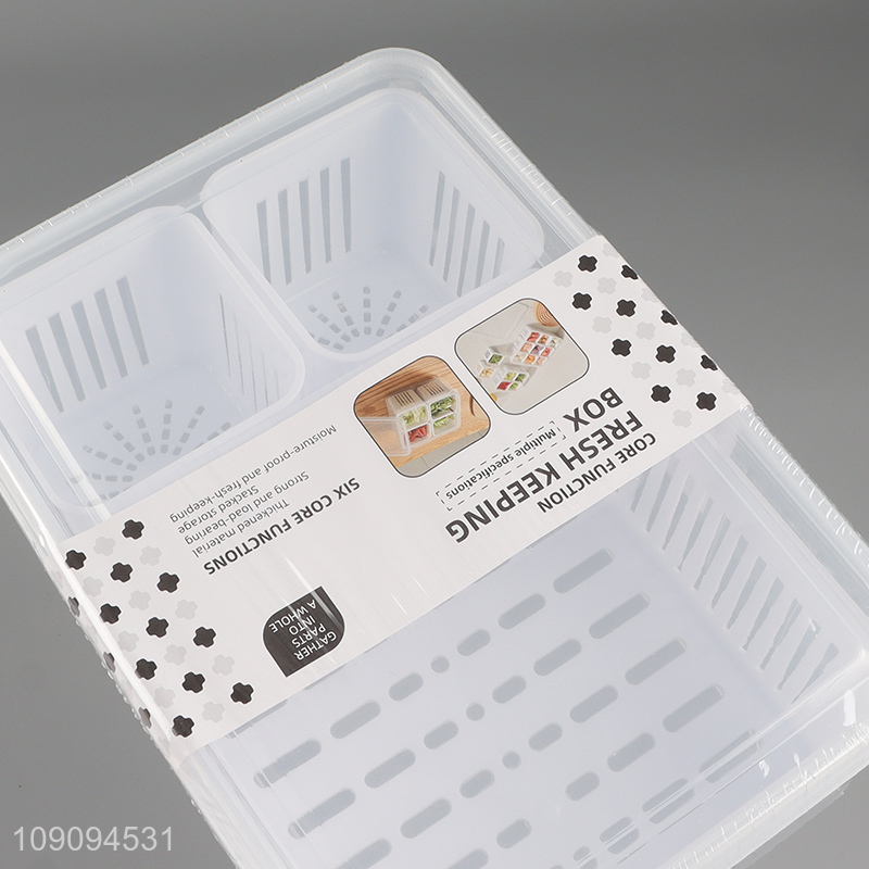 China factory chopped green onion fresh-keeping box food container for fridge