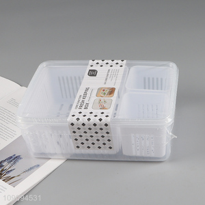 China factory chopped green onion fresh-keeping box food container for fridge