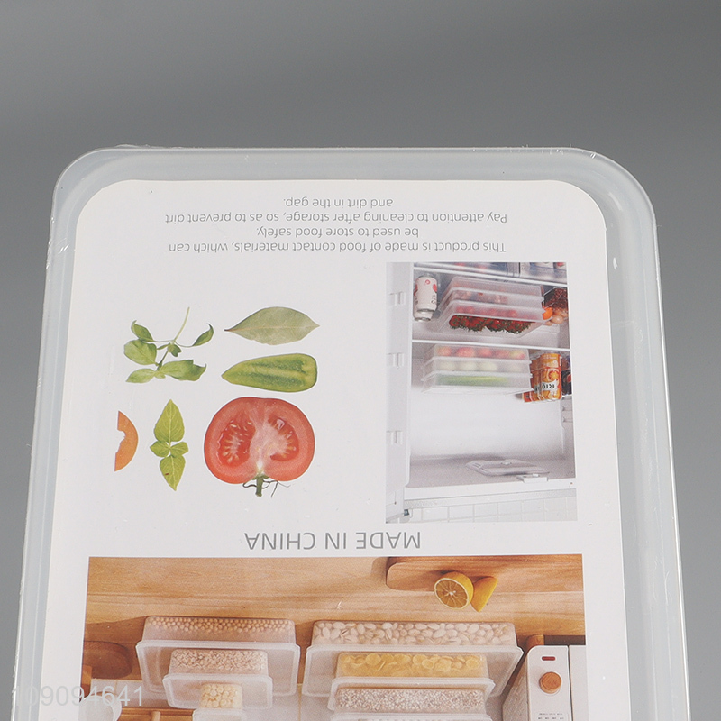 Low price household refrigerator organizer food preservation box with lid