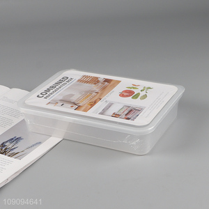 Low price household refrigerator organizer food preservation box with lid