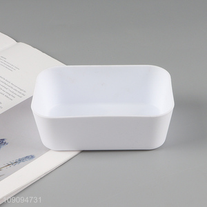 China wholesale white desktop organizer storage box for home office