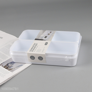 Good selling white plastic household combination storage box wholesale