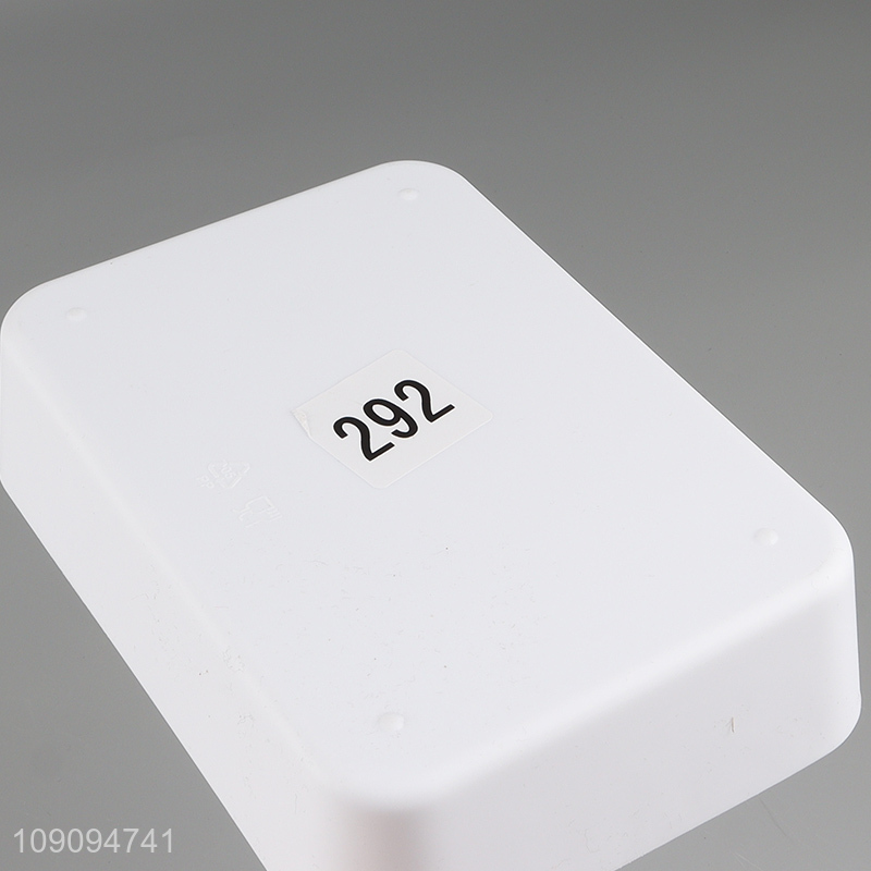 Top quality white plastic desktop organizer storage box for sale