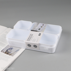 Popular products white home office combination storage box for desktop