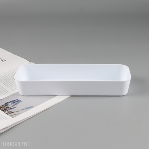 High quality white household desktop organizer storage box for sale