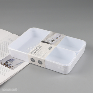 Factory supply plastic white combination storage box set for sale
