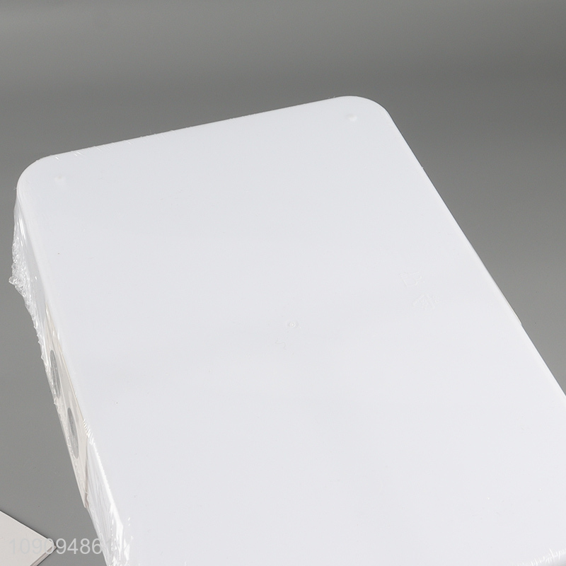 Top sale white plastic combination storage box for desktop organizer