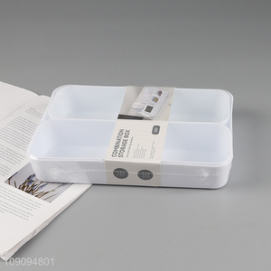 Low price 2compartment desktop organizer combination storage box