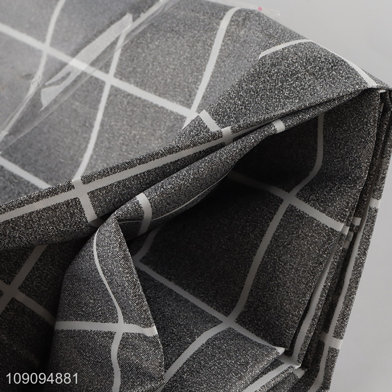 Good Quality Checkered Table Cloth Water Resistant Plastic Table Cover