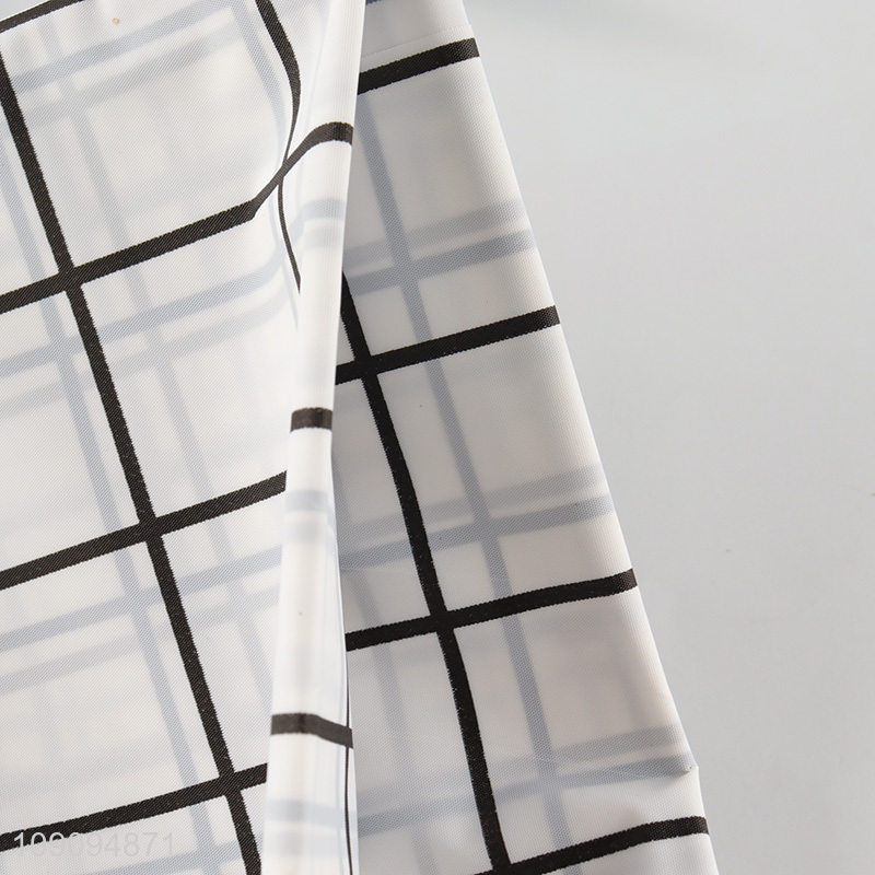 Online Wholesale Checkered Plastic Table Cloth Waterproof Table Cover