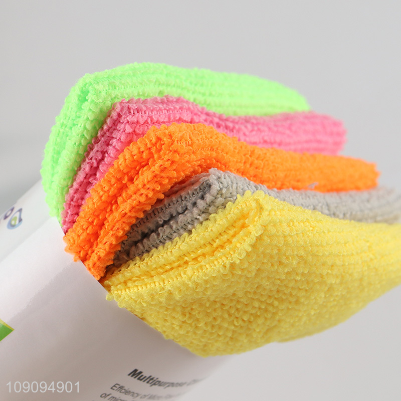 Online Wholesale 5 Pack Microfiber Cleaning Towels Ultra Absorbent Cleaning Rags
