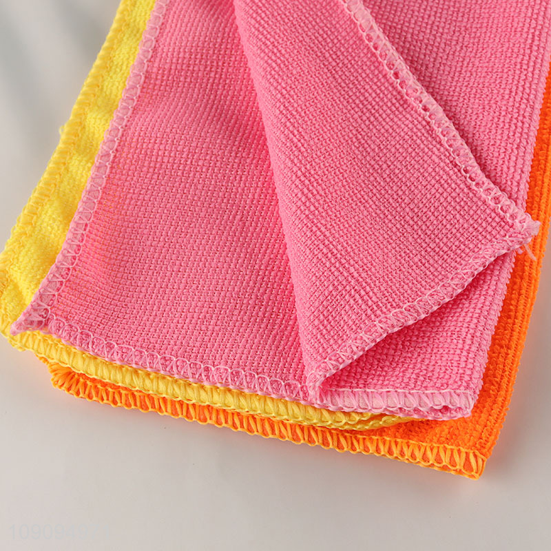 Online Wholesale 3 Pack Microfiber Cleaning Towels Super Absorbent Cleaning Cloths