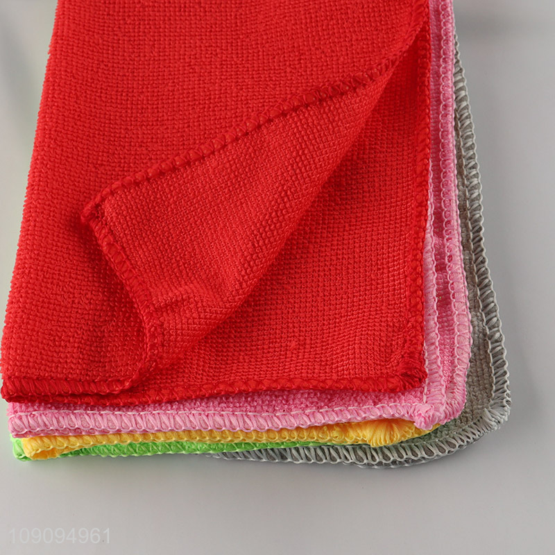 New Product 5 Pack Reusable Super Absorbent Microfiber Cleaning Towels Set