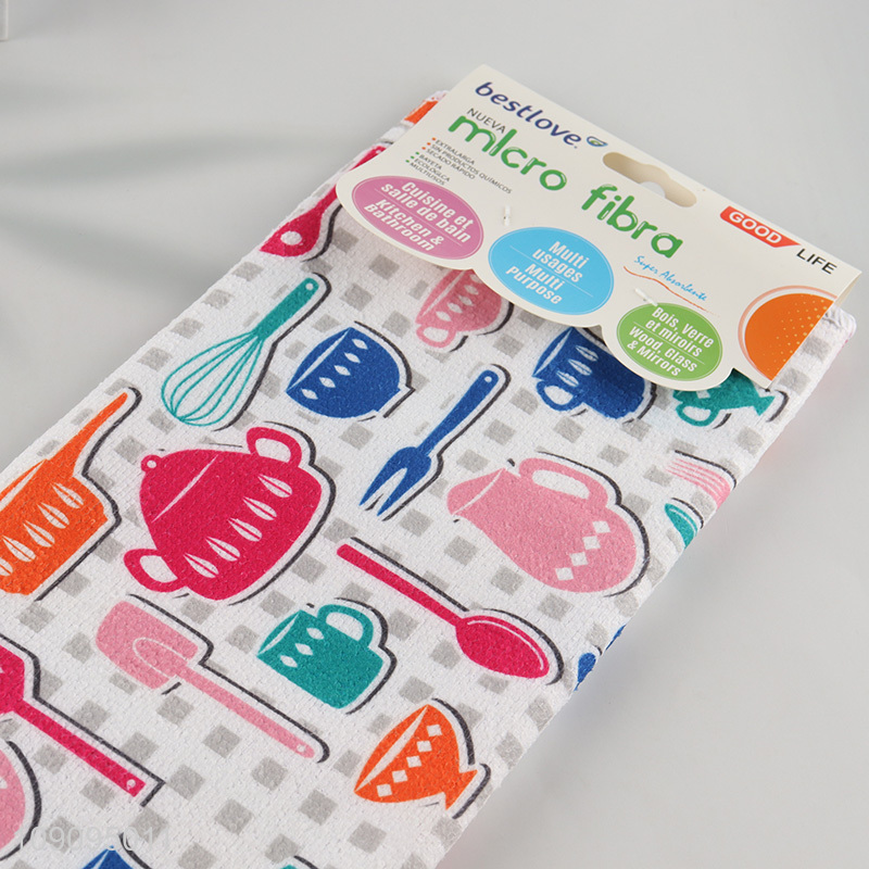 New Arrival 1 Pack Microfiber Cleaning Towels Fast Drying Dish Cleaning Rags