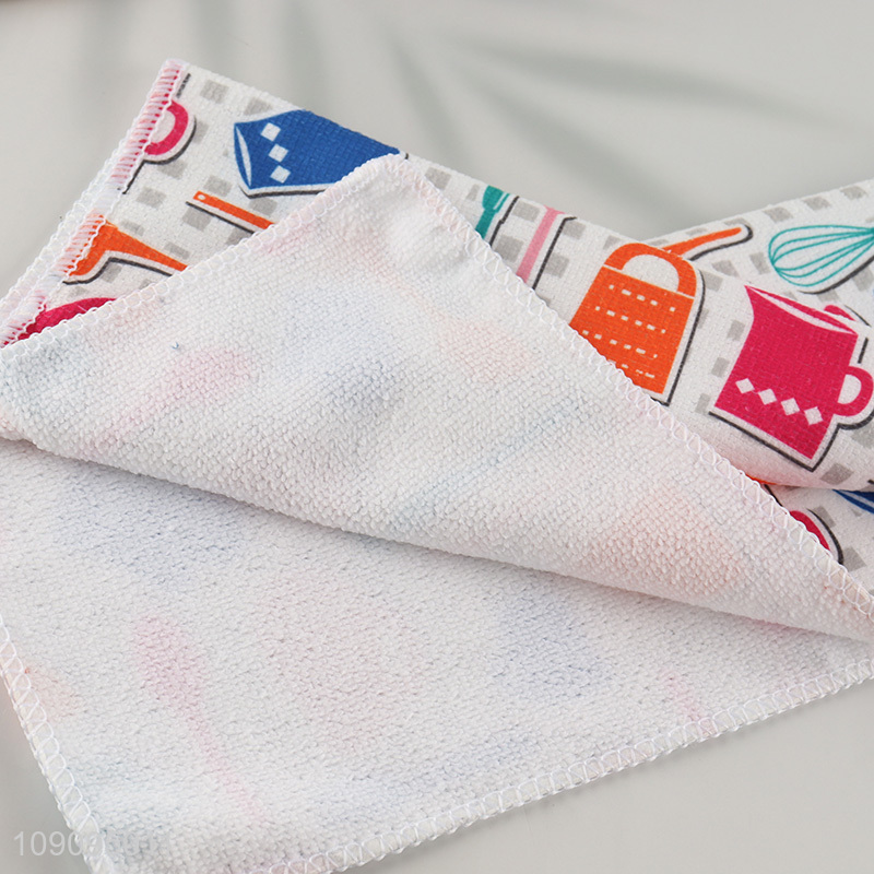 New Arrival 1 Pack Microfiber Cleaning Towels Fast Drying Dish Cleaning Rags