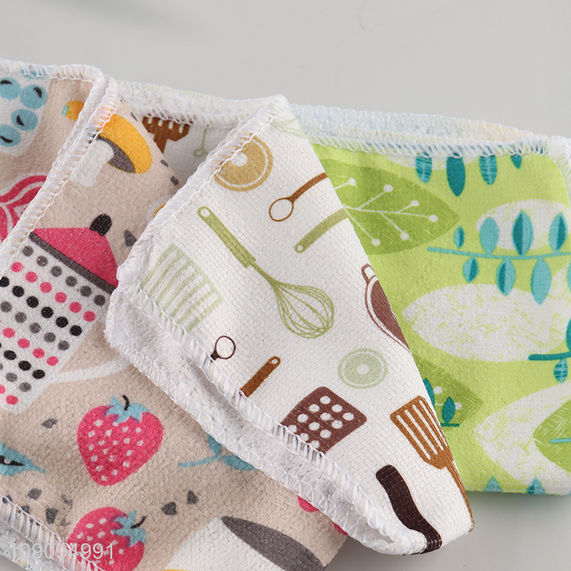 Hot Selling 5 Pack Microfiber Cleaning Rags Super Absorbent Cleaning Towels