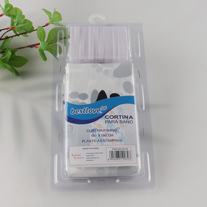 China Imports 180X180cm Plastic <em>Bath</em> Shower <em>Curtain</em> Bathroom Accessories