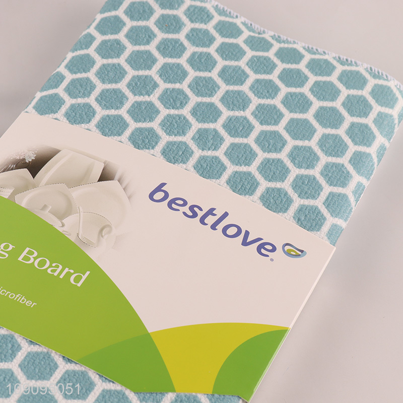 New Arrival 38*50cm Fast Drying Ultra Absorbent Microfiber Dish Drying Mat