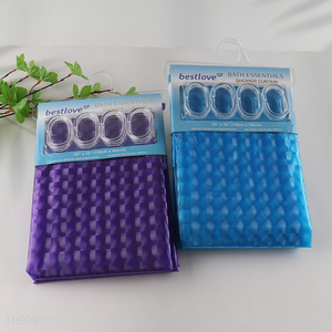 High Quality 178X183cm Plastic Shower <em>Curtain</em> Waterproof <em>Bath</em> <em>Curtain</em>