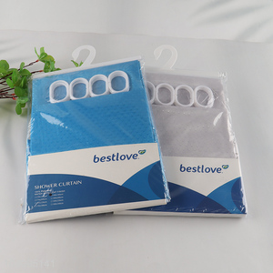 New Arrival 180X180cm Waterproof Diamond Pattern Polyester Shower Curtain