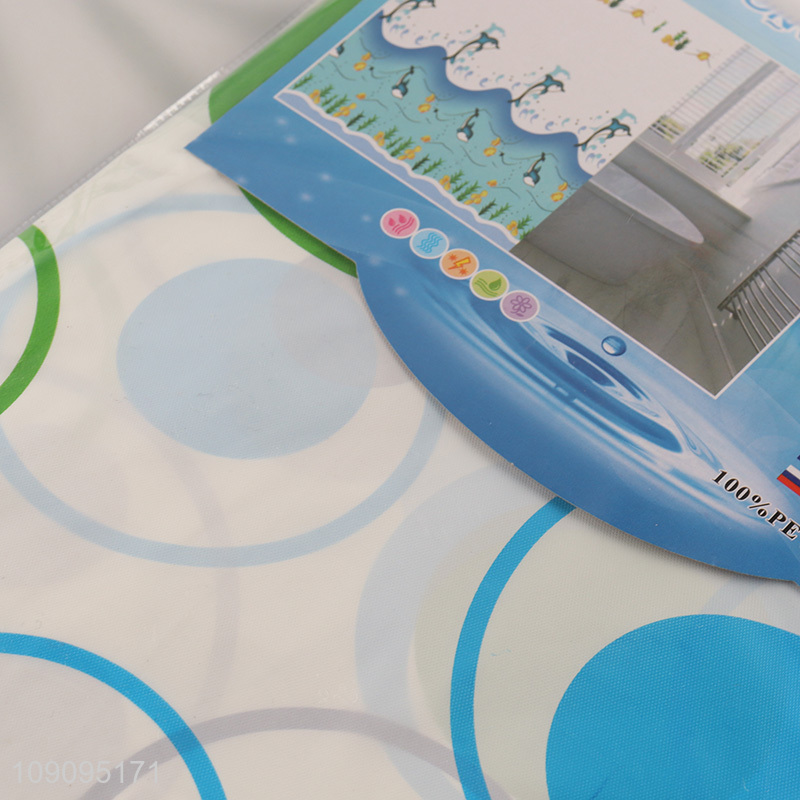 Good Quality 180X180cm Plastic Shower Curtain Sturdy Shower Curtain