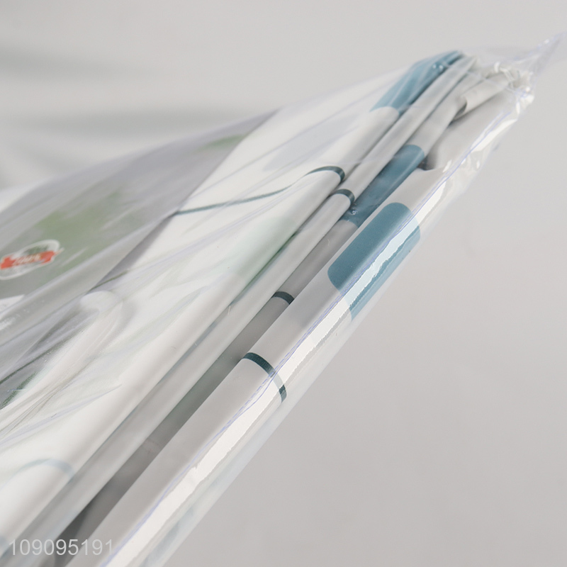 China Wholesale 180X180cm Water Resistant Plastic Bath Shower Curtain