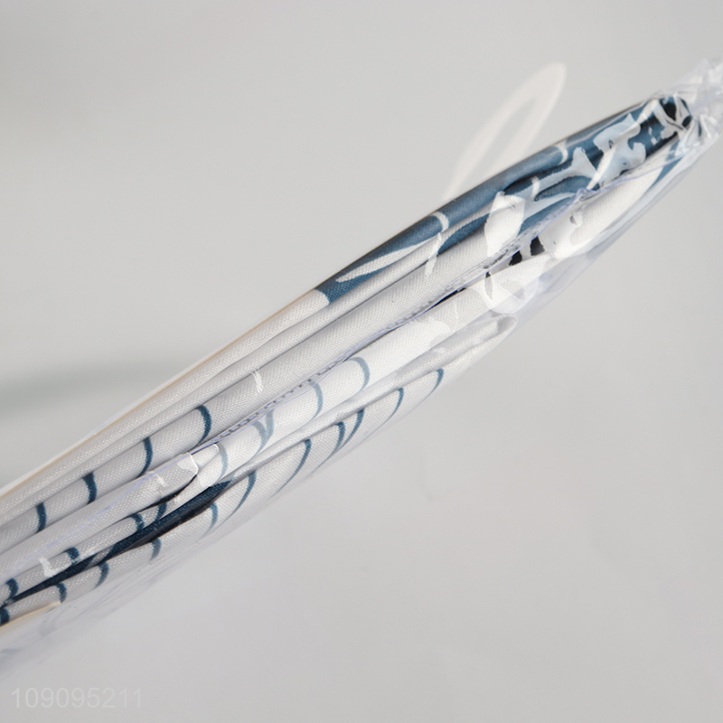 China Imports 180X180cm Fabric Shower Curtain Satin Cloth Shower Curtain