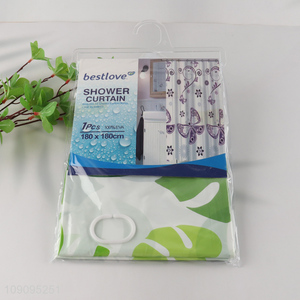 Hot Selling 180X180cm Sturdy Water Resistant Plastic Shower Curtain