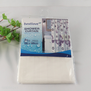 High Quality 180X180cm Plastic Shower Curtain Weighted Bath Curtain