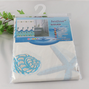 New Product 180X180cm Mildew Proof Waterproof Plastic Shower Curtain