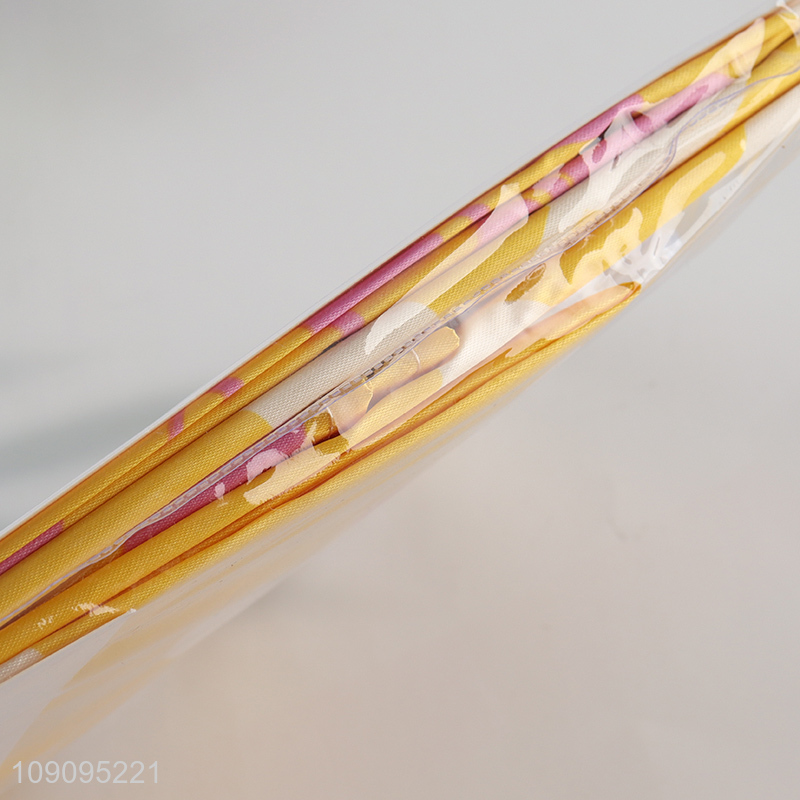 Factory Price 180X180cm Satin Shower Curtain Waterproof Shower Curtain