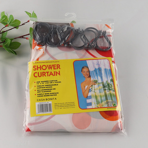 New Arrival 183X183cm Water Resistant Lightweight Plastic Shower Curtain