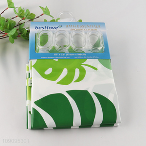 Factory Supply 178X183cm Washable Water Resistant Plastic Shower Curtain