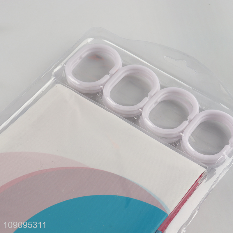 China Imports 180X180cm Plastic Shower Curtain Bathroom Accessories