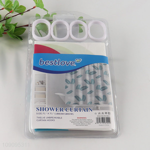 China Imports 180X180cm Plastic Shower Curtain Bathroom Accessories