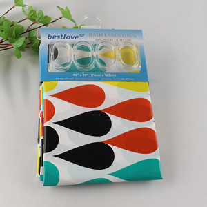 New Product 178X183cm Plastic Shower Curtain Waterproof Bath Curtain