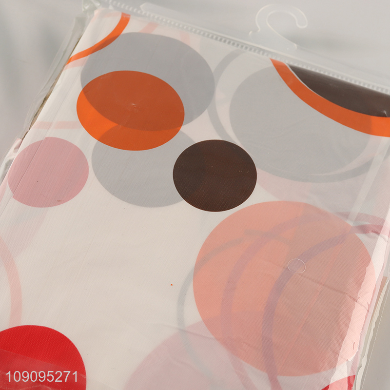 New Arrival 183X183cm Water Resistant Lightweight Plastic Shower Curtain